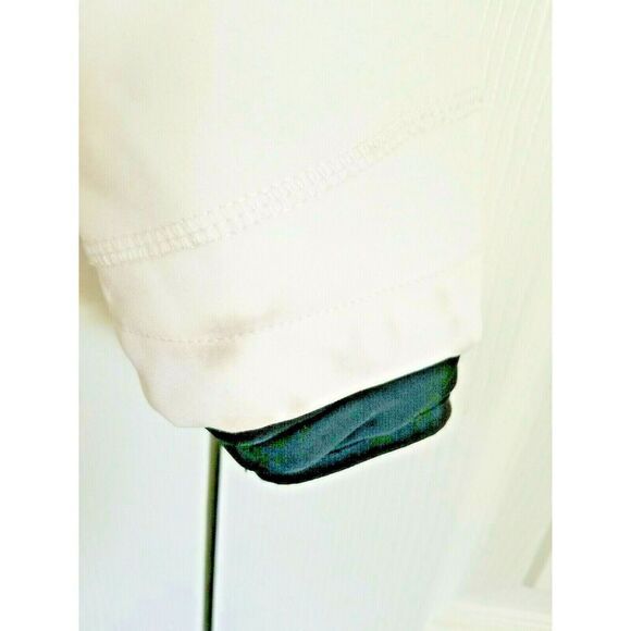 Halifax Traders Women's Small Puffer Coat Zip Up Eggshell/Black‎ Jacket Size S - Picture 8 of 10